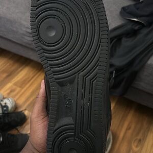 Black Nike Air Force 1 Supreme Size 12.5 MENS